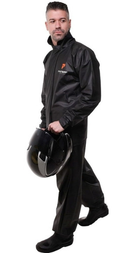 Capa Moto Chuva Impermeavel Pioneira Storm Linha Combate Pvc