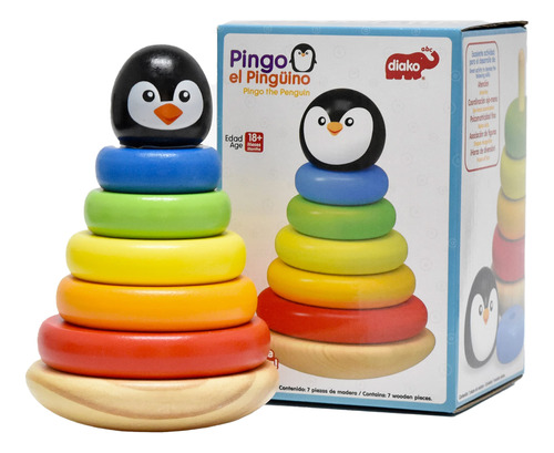 Juguete Pingüino De Estimulación Temprana Para Bebés, Didáct
