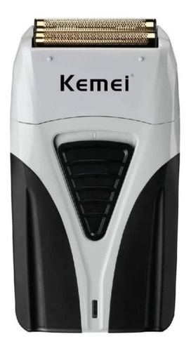 Maquina Afeitadora Shaver Kemei Km-3383 Recargable Lithium Color Gris
