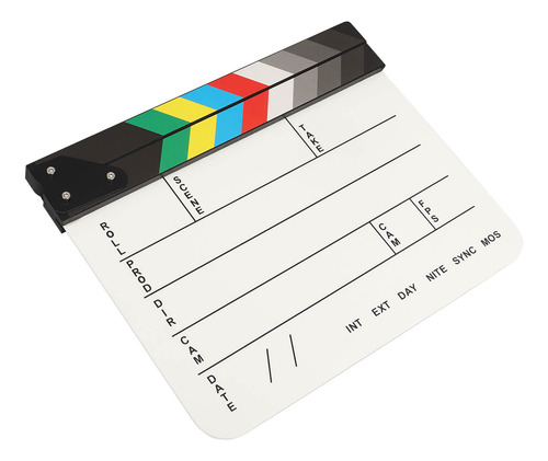 Clapper Board Para Diretores De Cinema, Placa De Filme Acríl