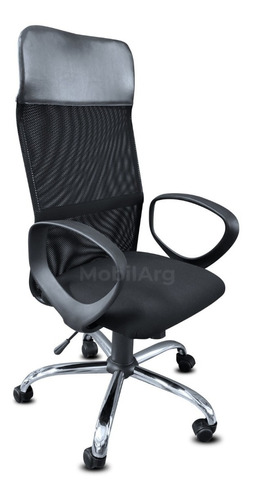 Sillón Ejecutivo Oficina Basculante Respaldo Alto Tela Red Mesh + Envio Gratis 