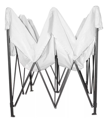 Carpa Plegable 3x3 Metros Toldo Impermeable, Resistente Al Agua Para Exterior, Eventos, Jardín Y Patio Color Blanco Blanco