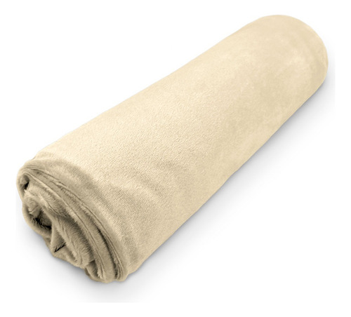 Kit Caminha G Cães E Gatos Pelucia Macia Manta Cobertor Cor Baunilha Com Doce De Leite Desenho Liso