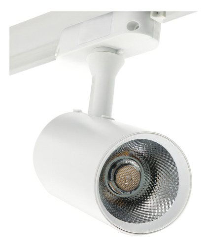 Spot Para Trilho Eletrificado Branco 20w Luz Branco Frio 110V/220V (Bivolt)