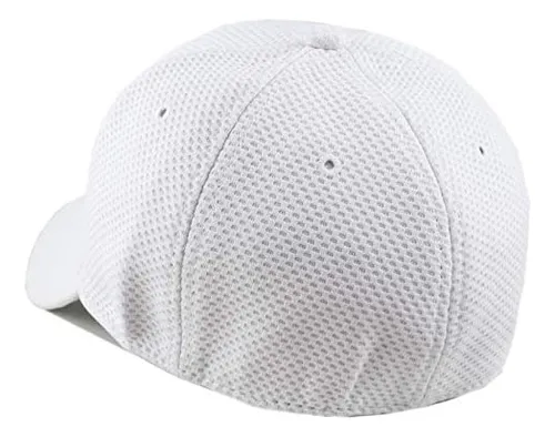 Gorra Ajustada De 6 Paneles De Malla Elástica Con Visera Cur