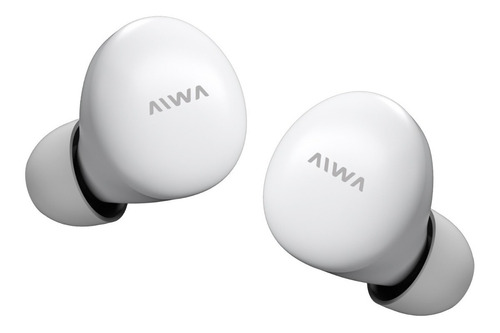 Auriculares In-ear Inalámbricos Bluetooth Aiwa 406b Color Blanco