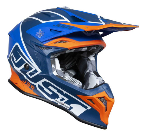 Casco J39 Thruster White Fluor Orange / Blue Just1