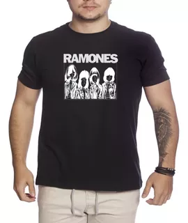 Camiseta Banda Punk Rock Ramones Lets Go Algodão Exclusiva