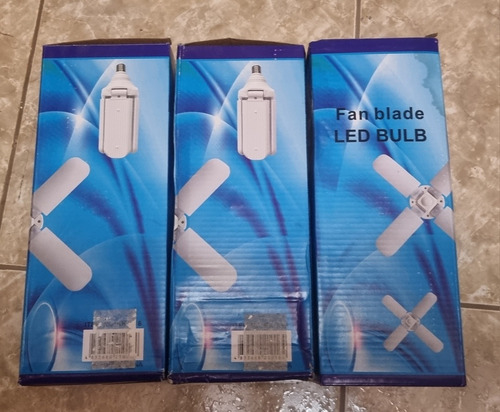 Foco Led Tipo Aspa Rosca E27 De 60w Luz 1dia.