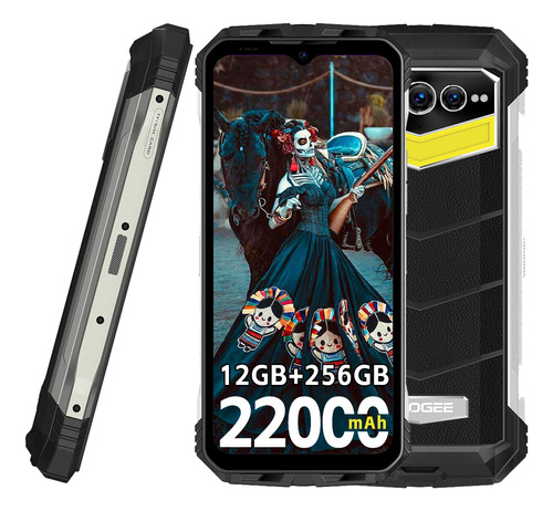 Doogee S100 Pro Rugged Smartphone Dual Sim 12gb + 256gb 22000mah Celular 4g Teléfono Móvil Black