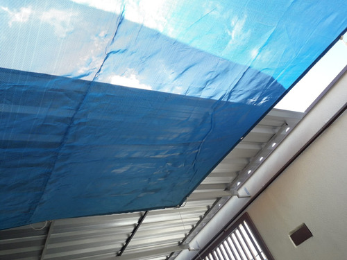 Tela De Sombreamento Reforçada, Nunca Usada Azul 70% Origina (Usado)
