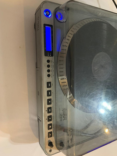 Toca Discos Vinil E Cd Ion Lp2 No Estado E Usado Cinza (Usado)