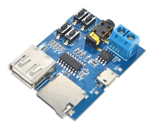 Módulo Microsd Usb Para Arduino Reproductor Mp3 Audio Card V