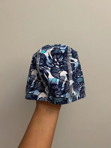 Gorro De Natación 100% Lycra Suave Con Diseño