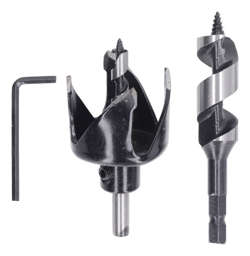 Juego De Sierras Esféricas Auger Bits, 4 Puntas, Brocas Para