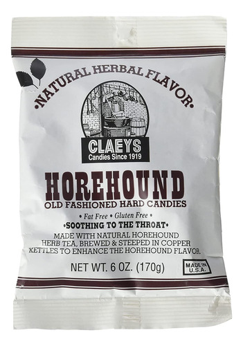 Claeys Horehound - Caramelos Duros, 6 Onzas (paquete De 3)