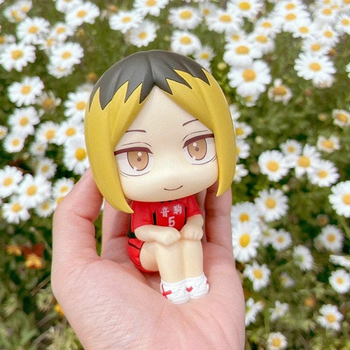 A 2 Pedaços De Haikyuu!! Boneco De Ação Em Pvc Kozu Look Up