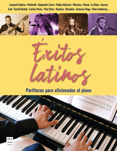 Exitos Latinos . Partituras Para Aficionados Al Piano