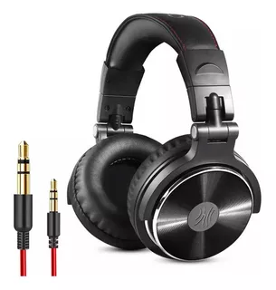 Audifono - Oneodio Pro 10 Black Wired Headphones Color Negro