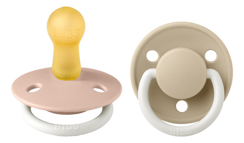 Blush & Vanilla Glow Night - Chupete Bibs De Lux Redondo X2