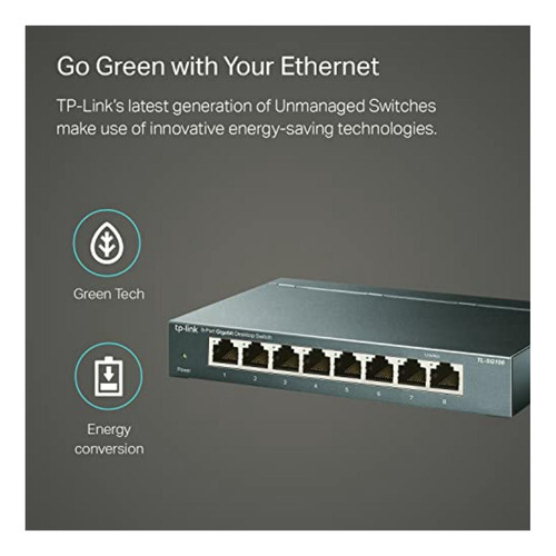 Tp-link Unmanaged Switch Escritorio 8puertos 10/100/1000mbps