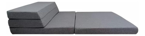 Colchón Plegable Novaform Versamat + Bolsa De Almacenam Gris