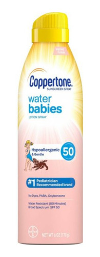 Protector Solar Coppertone Para Niños Water Babies 6oz