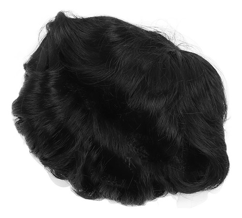 Peluca Corta Para Hombre, Textura Natural, Buena Transpirabi