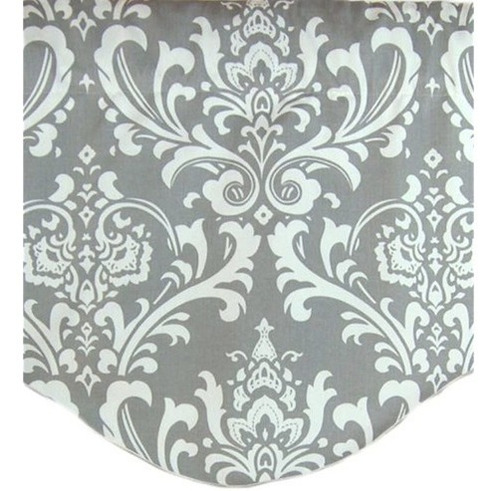 Cenefa Rlf Home Royal Damask En Forma De M, Gris