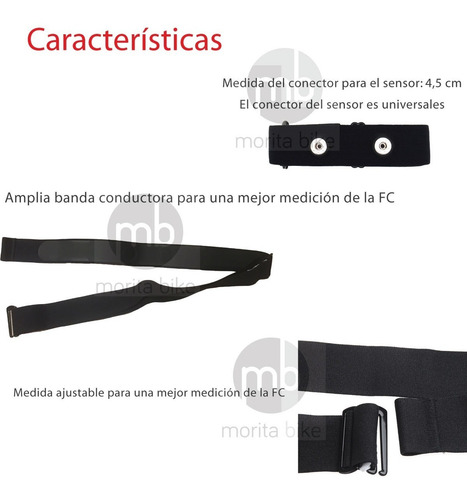Imagen 3 de 4 de Cinta Repuesto Banda Cardiaca Soft Hrm Xxl Local Belgrano