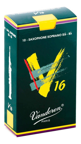 Palheta Sax Soprano Vandoren N° 2 V16 Kit Com 2 Unidade