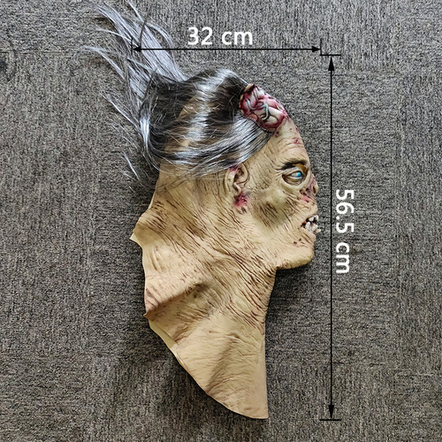 Zombie Man Scary Realistic Old Mask Horror Halloween Mask