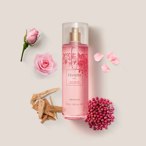 Body Splash Desodorante Floratta Rose 200ml O Boticário