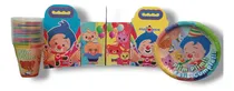 Comprar Plim Plim Kit Para Fiestas Cajas + Platos + Vasos 30 Inv