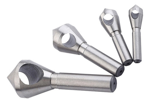 - Set De 4 Piezas Chaflán Avellanador Rebarbadora Broca