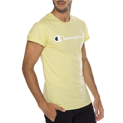 Imagen 3 de 4 de Remera Champion Dep Classic Logo Hombre Casual Urbano
