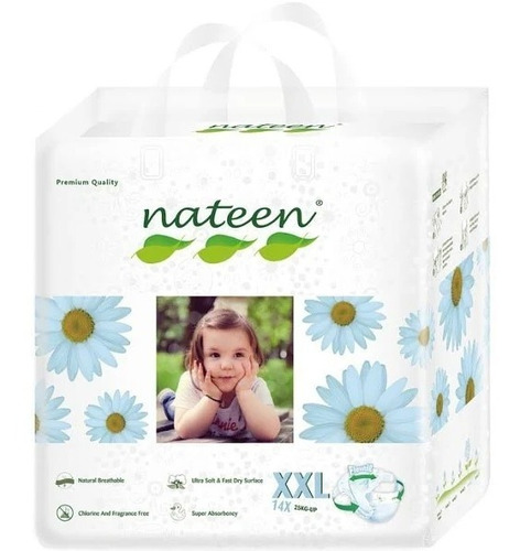 Pañal Baby Nateen Talla Xxl (mas De 25 Kilos) 112 Pañales