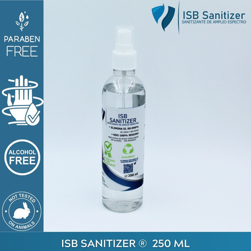 Desinfectante De Alto Nivel Isb Sanitizer 250ml (5pzs)