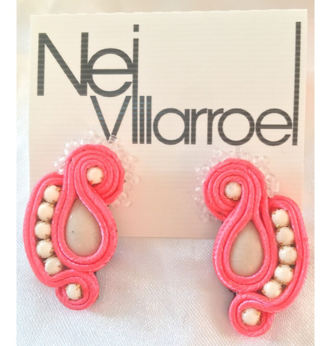 Aros Neivillarroel Soutache Modelo Alejandra