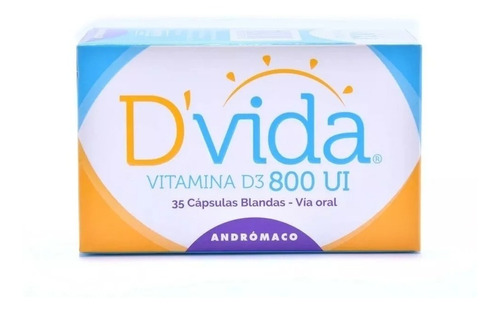 Dvida Vitamina D3 800 Ui 35 Cápsulas Blandas