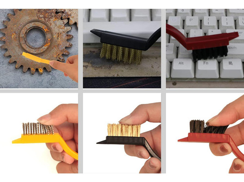 Juego De Cepillos De Alambre De 5 Piezas Limpieza Profunda