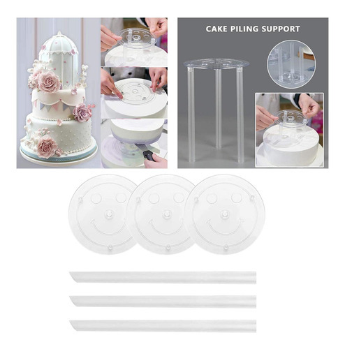 Conjunto De 2 Conjuntos De Estandes De Cupcakes Multicamadas