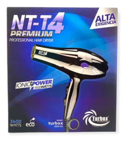 Secador De Cabello Turbox Nt-t4 Premium