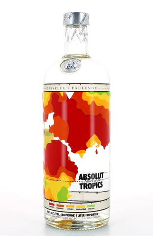 Absolut Tropical Goldbottle