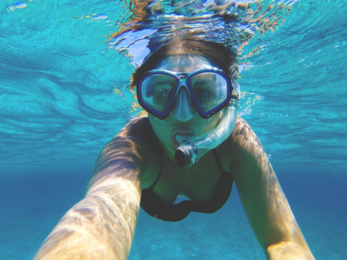 Snorkel Aqua-zone Adulto Rojo
