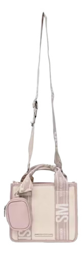 Steve Madden Bolso Tote Convertible (multicolor Rosa)