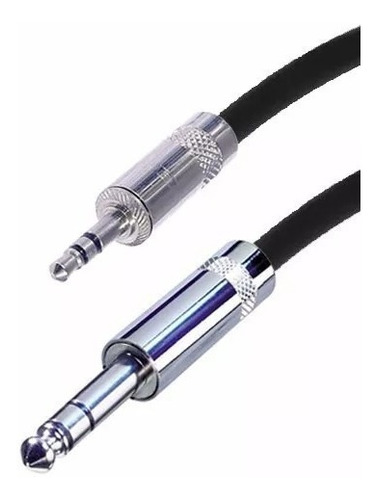 Imagen 7 de 10 de Cable Mini Plug Stereo Plug Trs Neutrik 3 Metros Cabtec