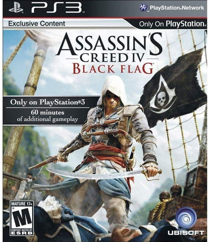 Jogo Assassin's Creed Iv Black Flag Ps3 Mídia Física Usado