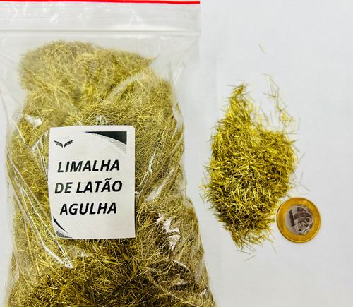 Limalha De Latão Agulha Orgonites Artesanatos 750 Gr.