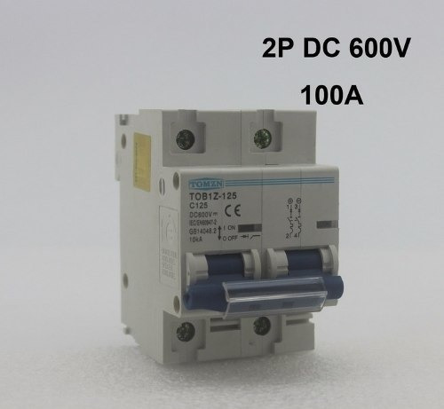 Disjuntor automático miniatura-para trilhos din Tomzn TOB1Z-125